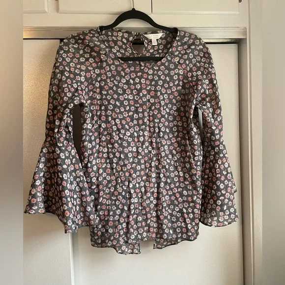 LC Lauren Conrad Statement Sleeve Blouse - Picture 3 of 5